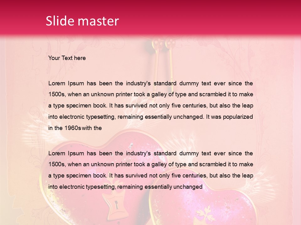 My Heart For You Quotes PowerPoint Template