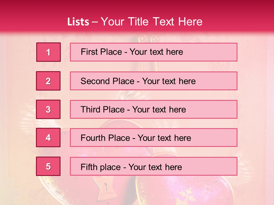 My Heart For You Quotes PowerPoint Template