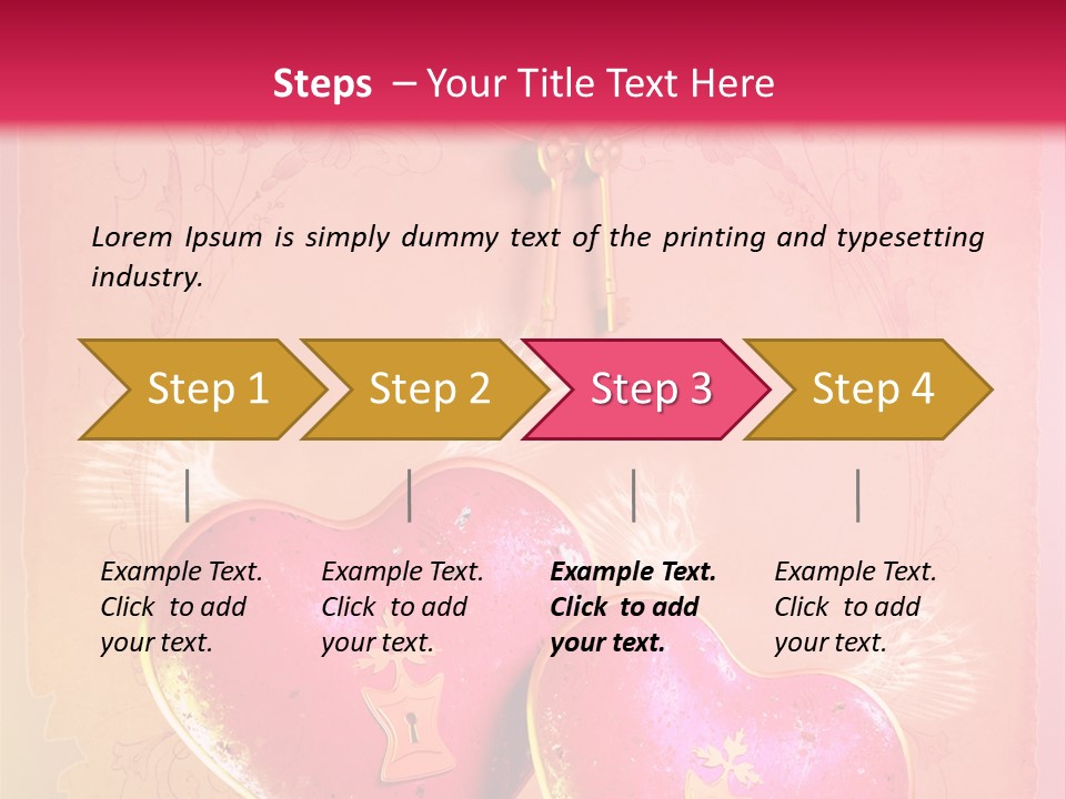 My Heart For You Quotes PowerPoint Template