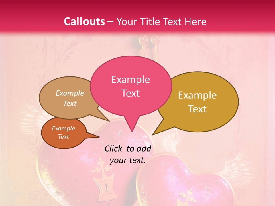 My Heart For You Quotes PowerPoint Template