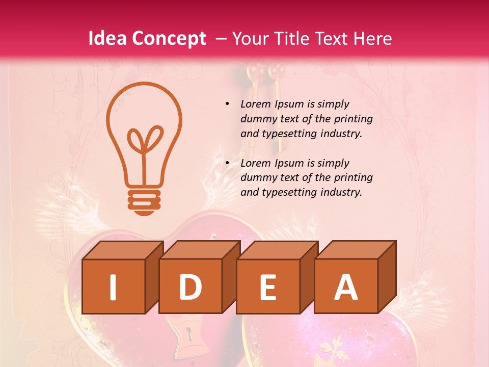 My Heart For You Quotes PowerPoint Template