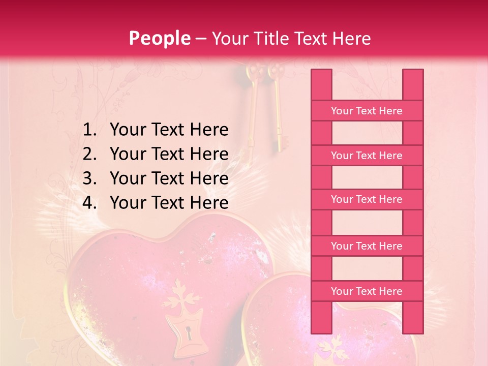 My Heart For You Quotes PowerPoint Template