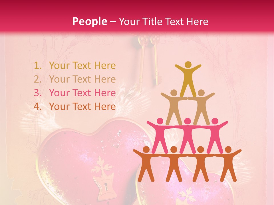 My Heart For You Quotes PowerPoint Template