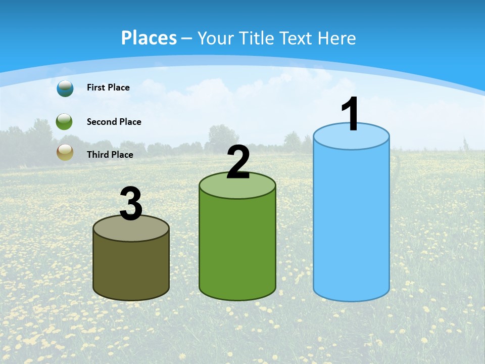 Pasture Weather Spring PowerPoint Template