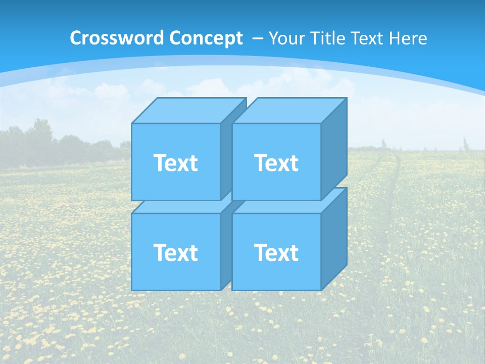 Pasture Weather Spring PowerPoint Template
