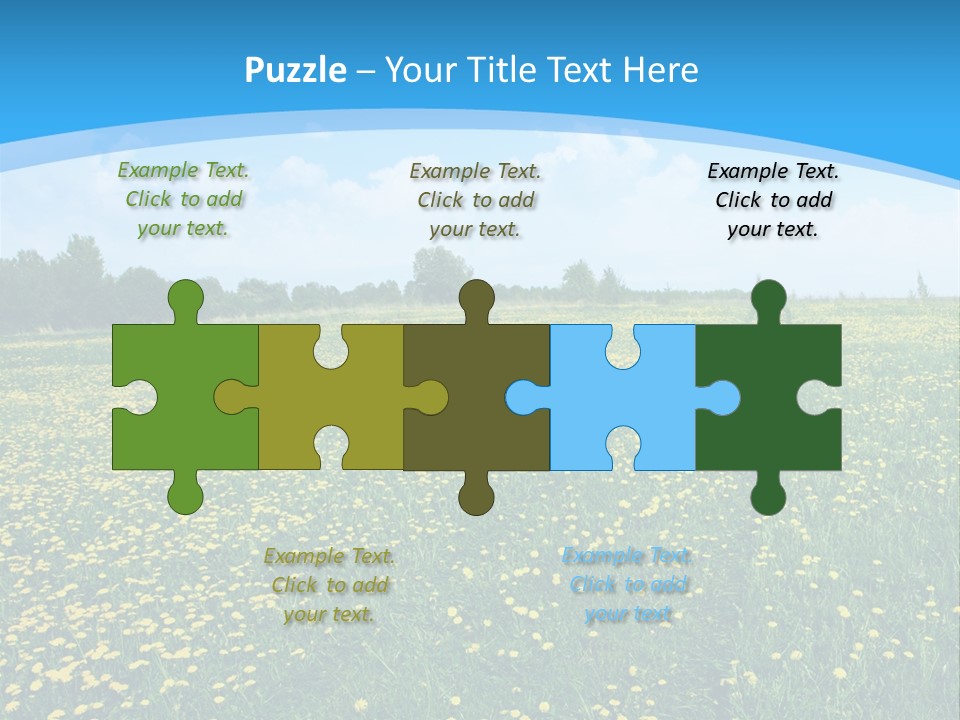 Pasture Weather Spring PowerPoint Template