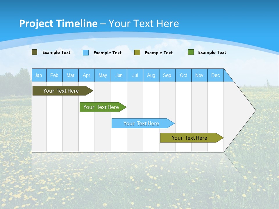 Pasture Weather Spring PowerPoint Template