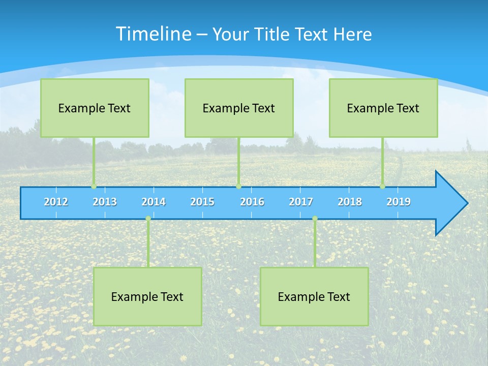 Pasture Weather Spring PowerPoint Template