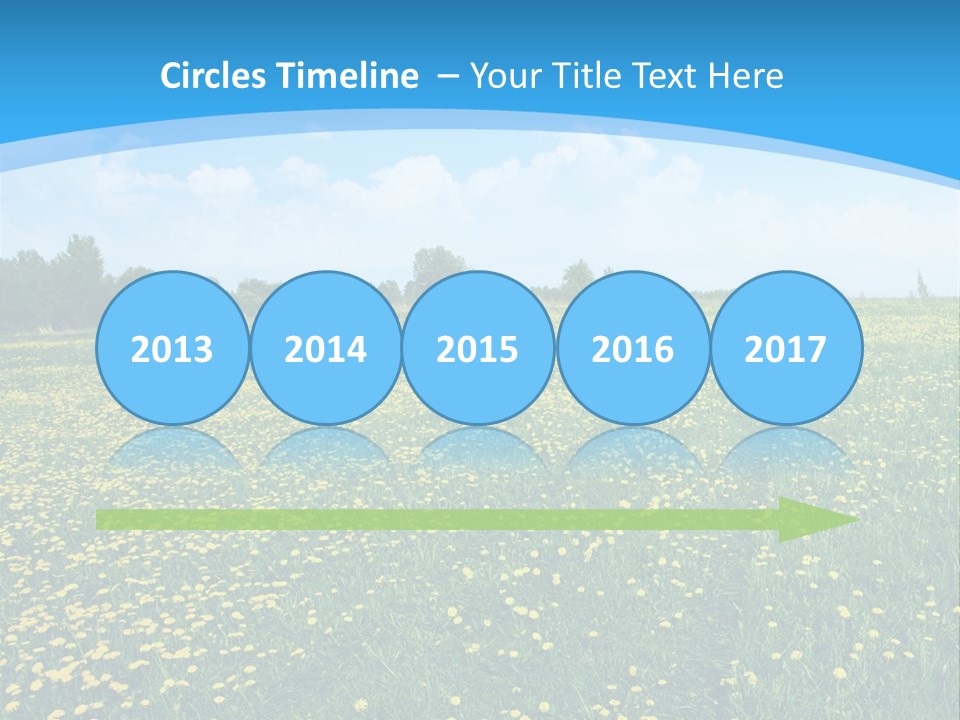 Pasture Weather Spring PowerPoint Template