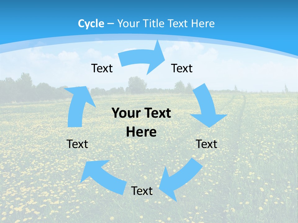 Pasture Weather Spring PowerPoint Template