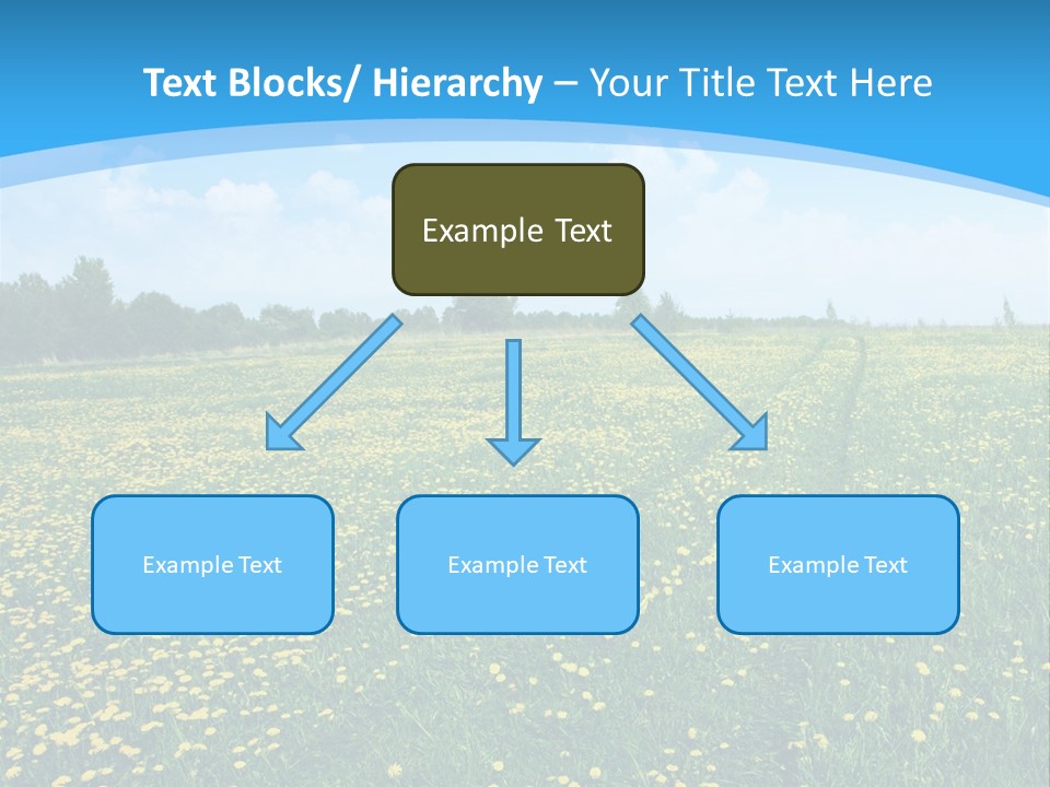 Pasture Weather Spring PowerPoint Template