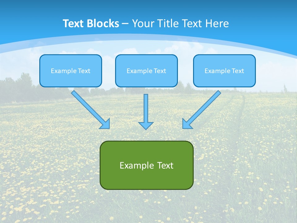 Pasture Weather Spring PowerPoint Template