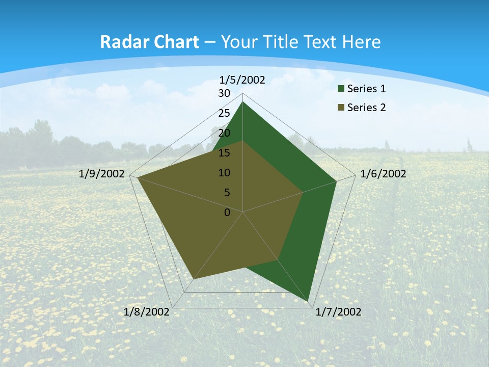 Pasture Weather Spring PowerPoint Template