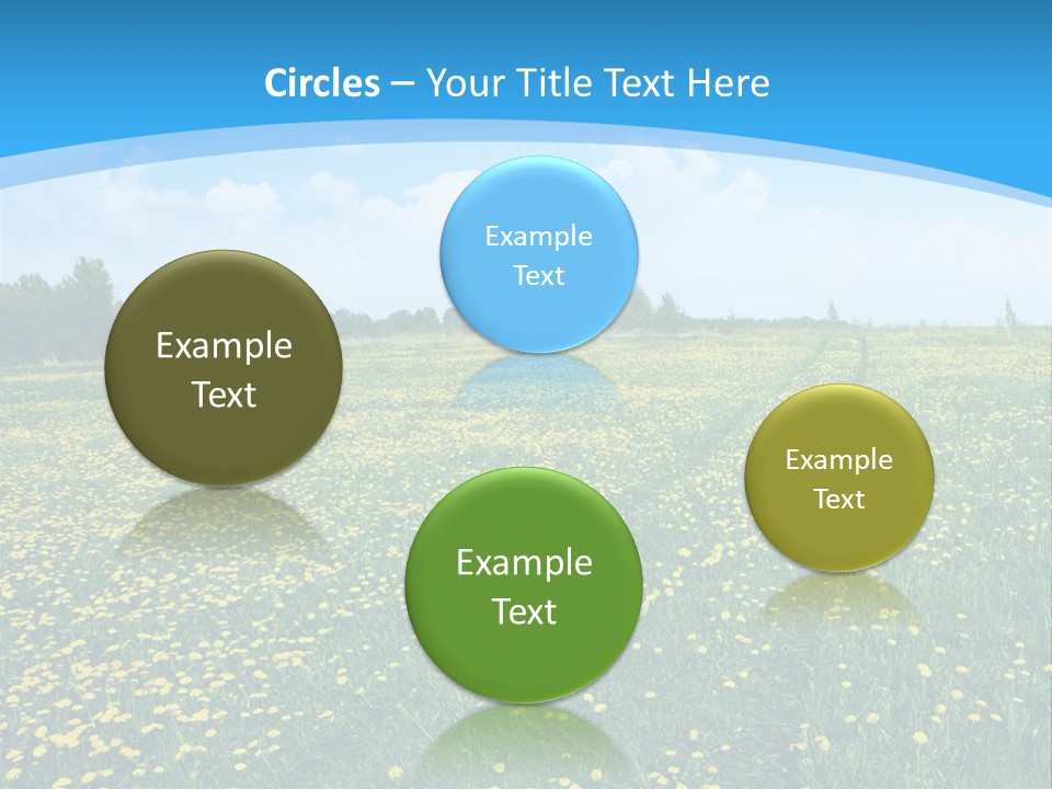 Pasture Weather Spring PowerPoint Template
