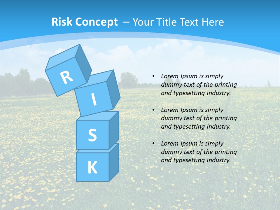 Pasture Weather Spring PowerPoint Template