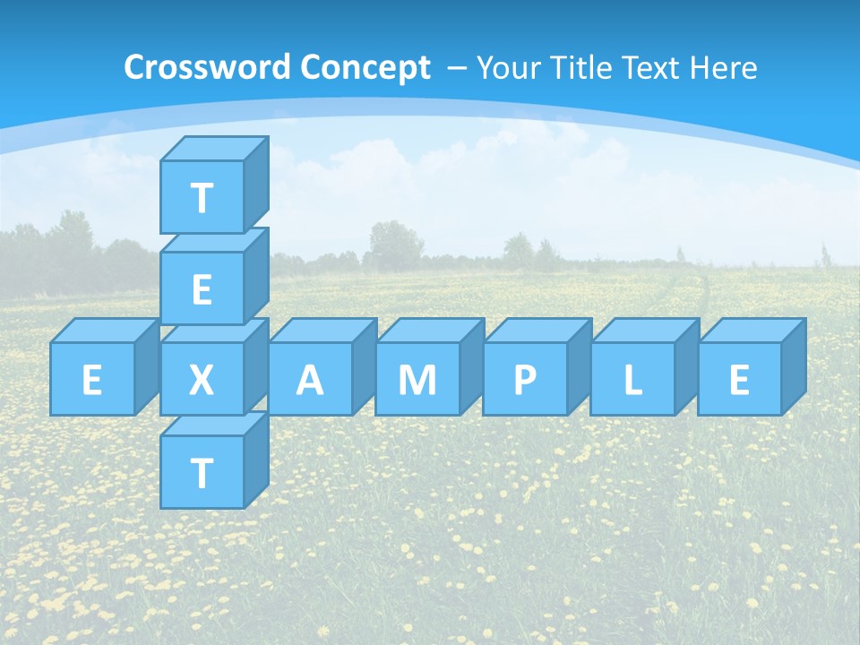 Pasture Weather Spring PowerPoint Template