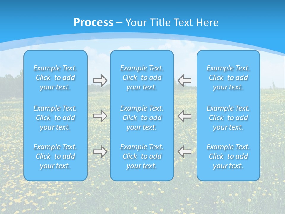Pasture Weather Spring PowerPoint Template