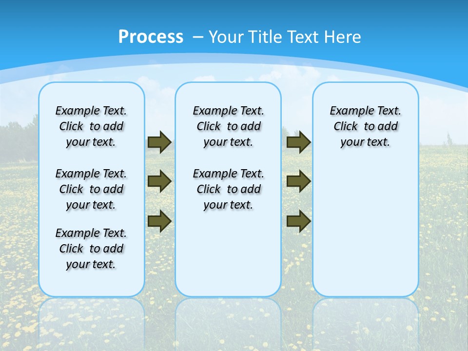 Pasture Weather Spring PowerPoint Template