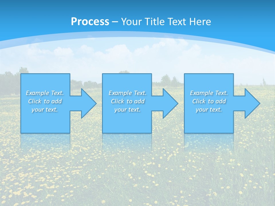 Pasture Weather Spring PowerPoint Template