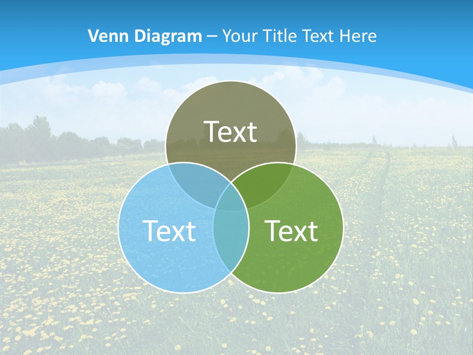 Pasture Weather Spring PowerPoint Template