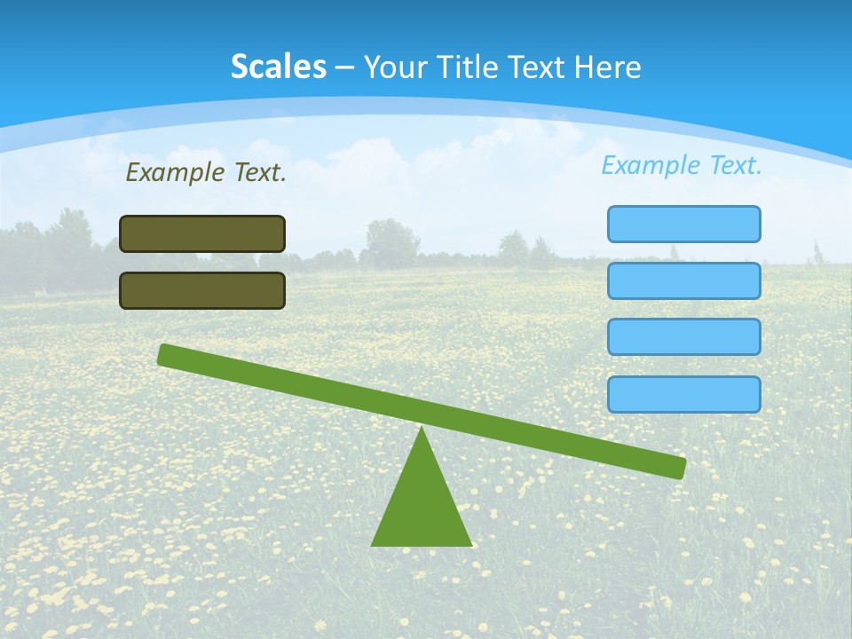 Pasture Weather Spring PowerPoint Template
