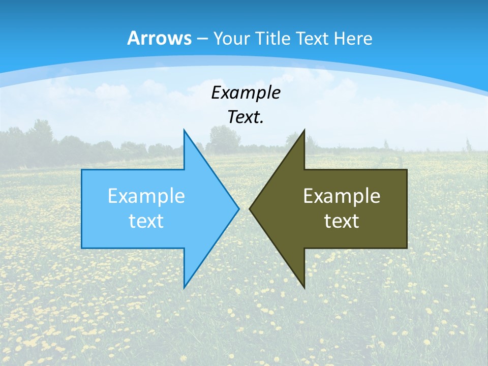 Pasture Weather Spring PowerPoint Template