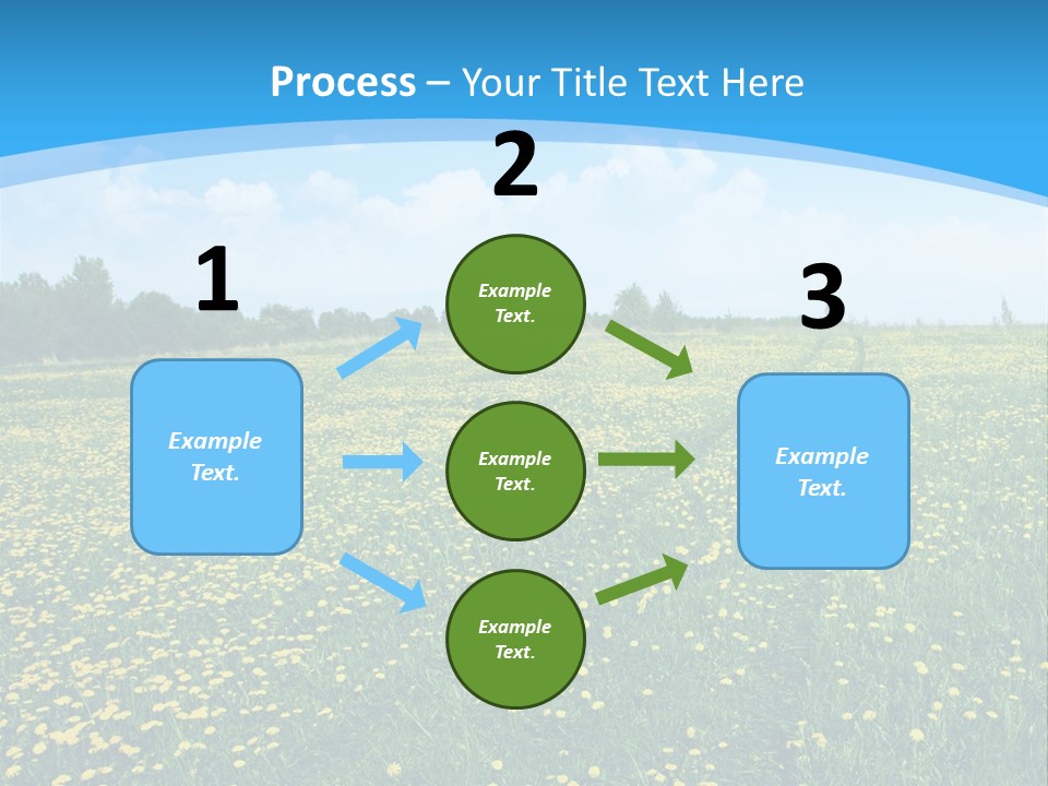 Pasture Weather Spring PowerPoint Template
