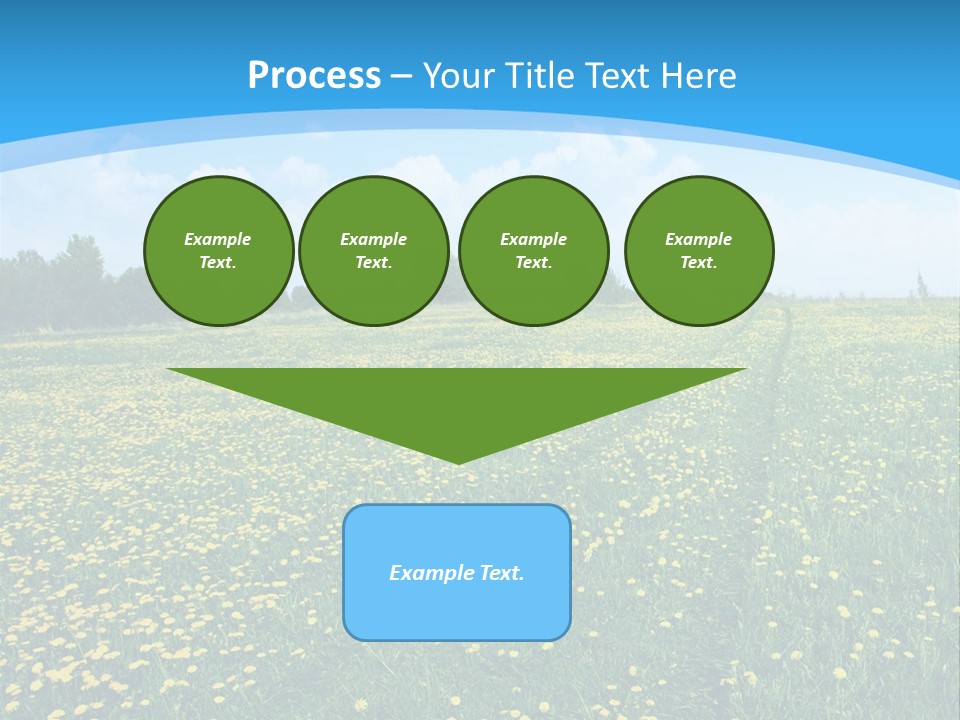 Pasture Weather Spring PowerPoint Template