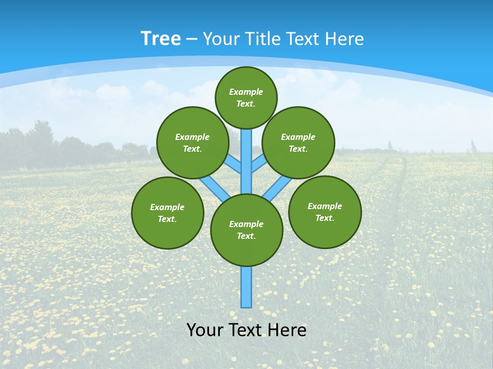 Pasture Weather Spring PowerPoint Template