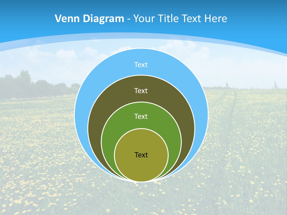 Pasture Weather Spring PowerPoint Template