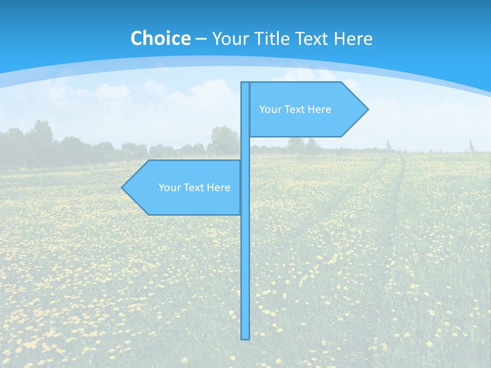 Pasture Weather Spring PowerPoint Template