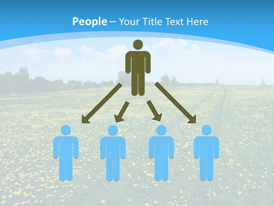 Pasture Weather Spring PowerPoint Template