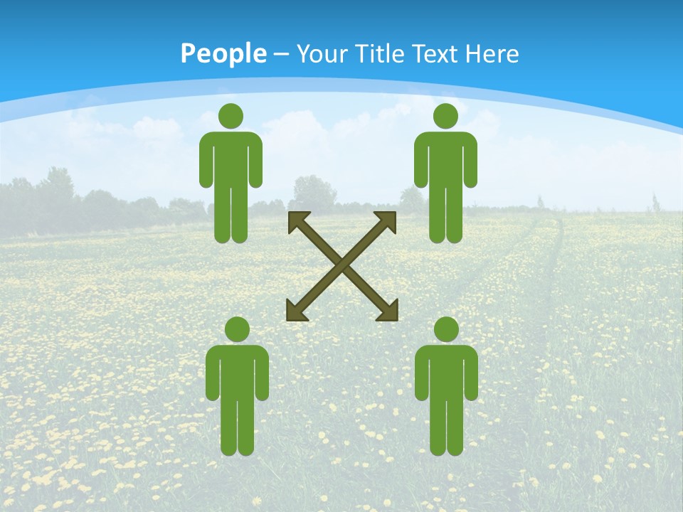 Pasture Weather Spring PowerPoint Template