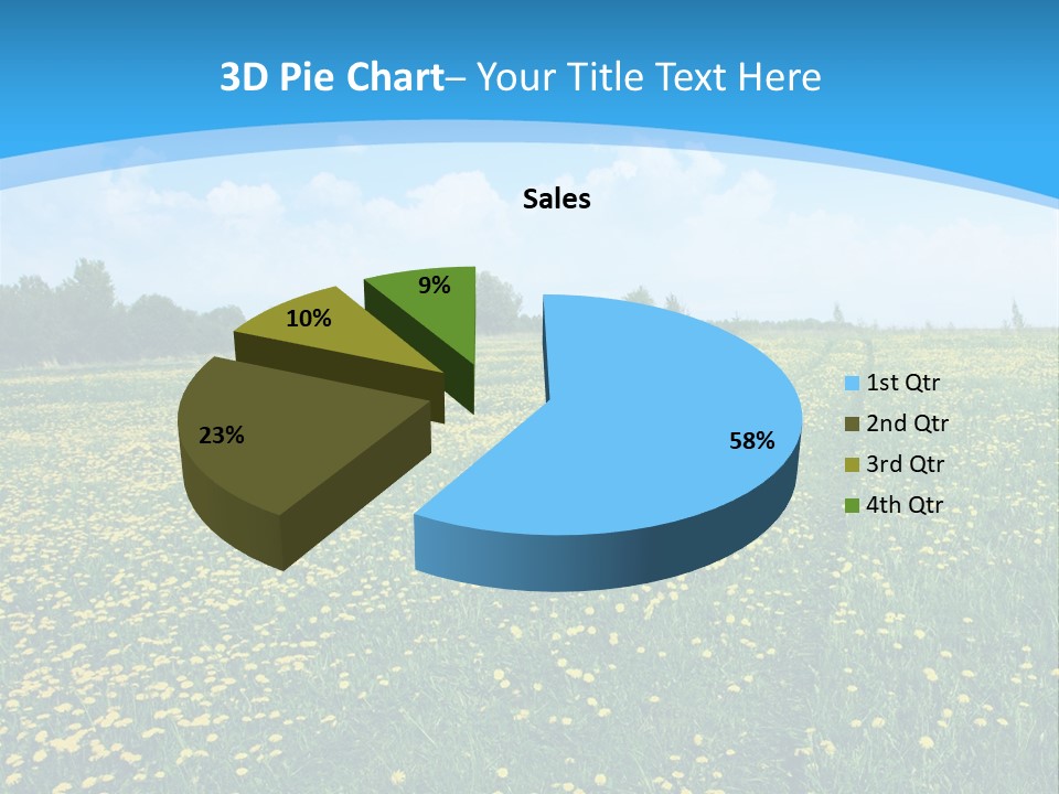 Pasture Weather Spring PowerPoint Template
