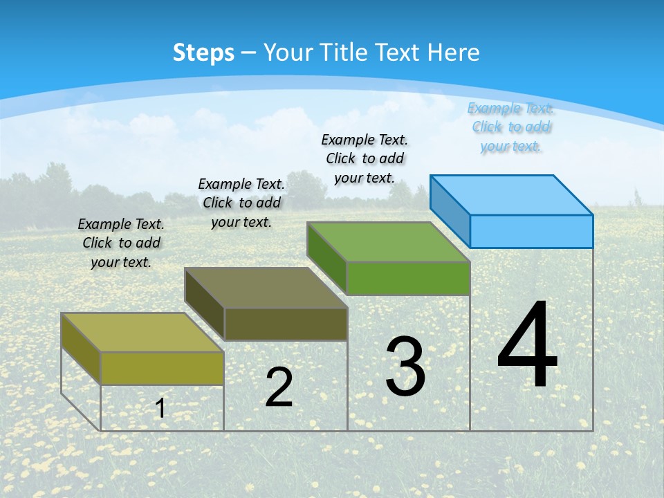 Pasture Weather Spring PowerPoint Template