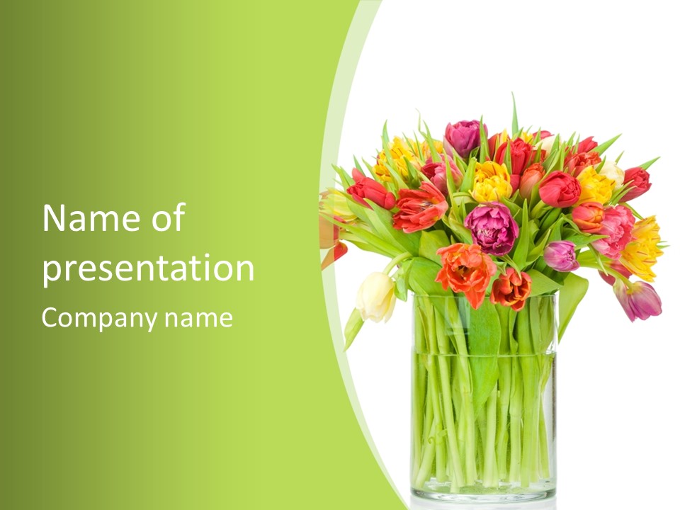 Floral Beautiful Color PowerPoint Template