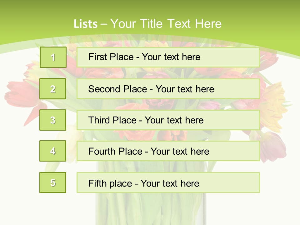 Floral Beautiful Color PowerPoint Template
