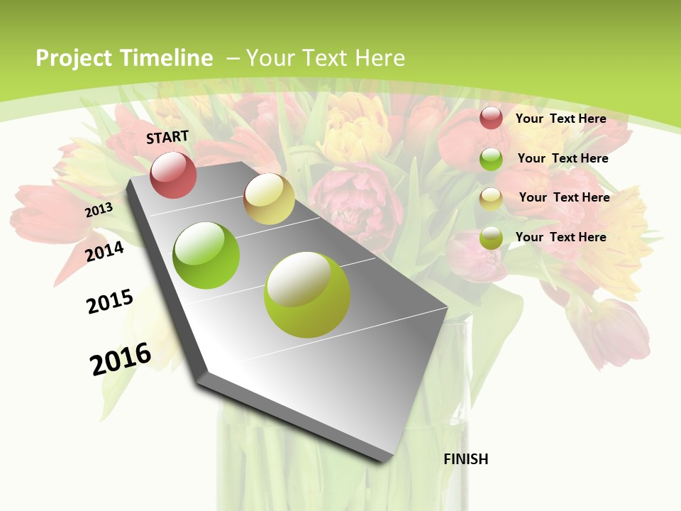 Floral Beautiful Color PowerPoint Template