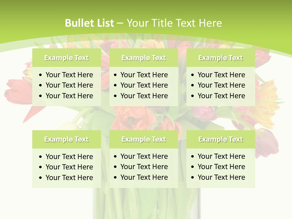 Floral Beautiful Color PowerPoint Template