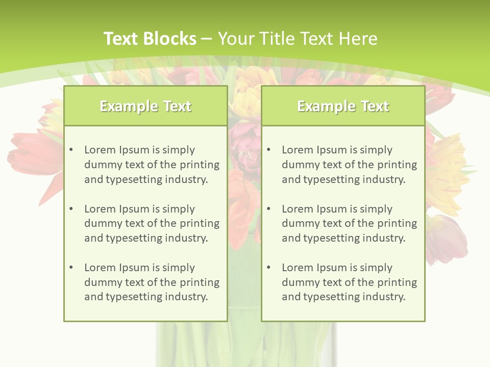 Floral Beautiful Color PowerPoint Template