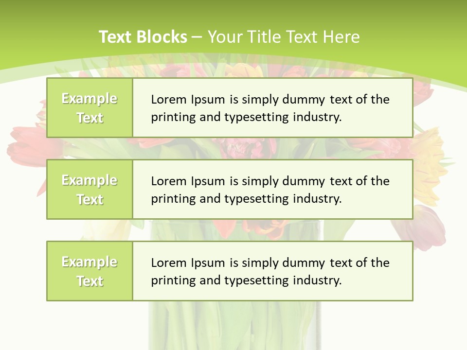 Floral Beautiful Color PowerPoint Template