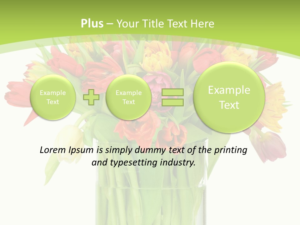 Floral Beautiful Color PowerPoint Template