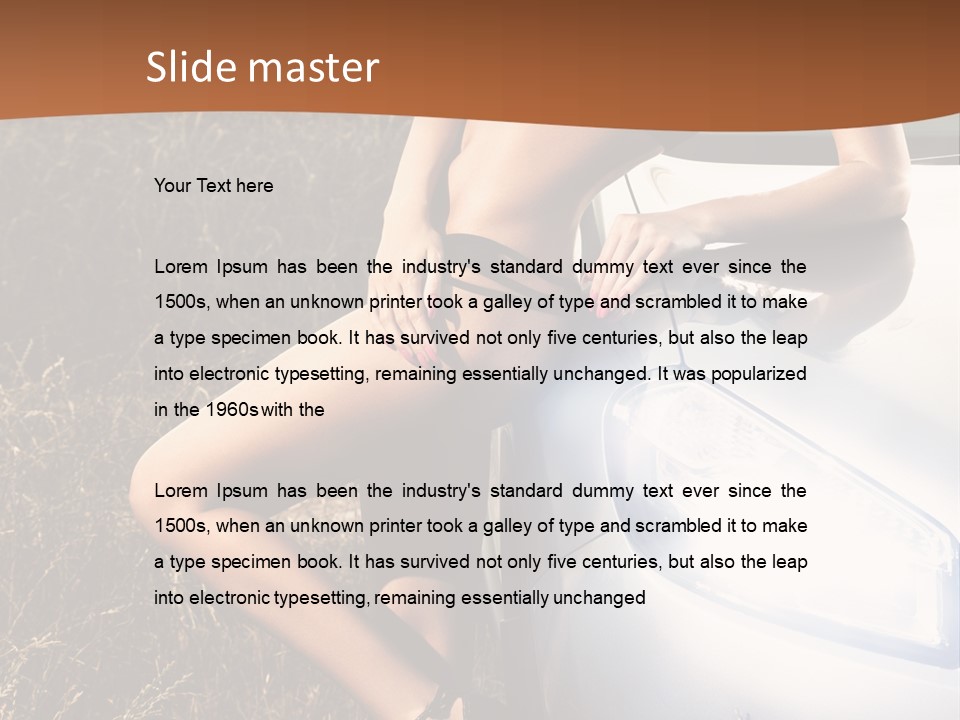 Miss Trans PowerPoint Template