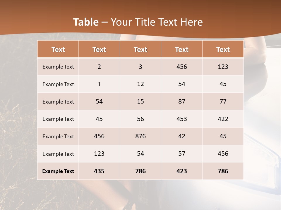 Miss Trans PowerPoint Template