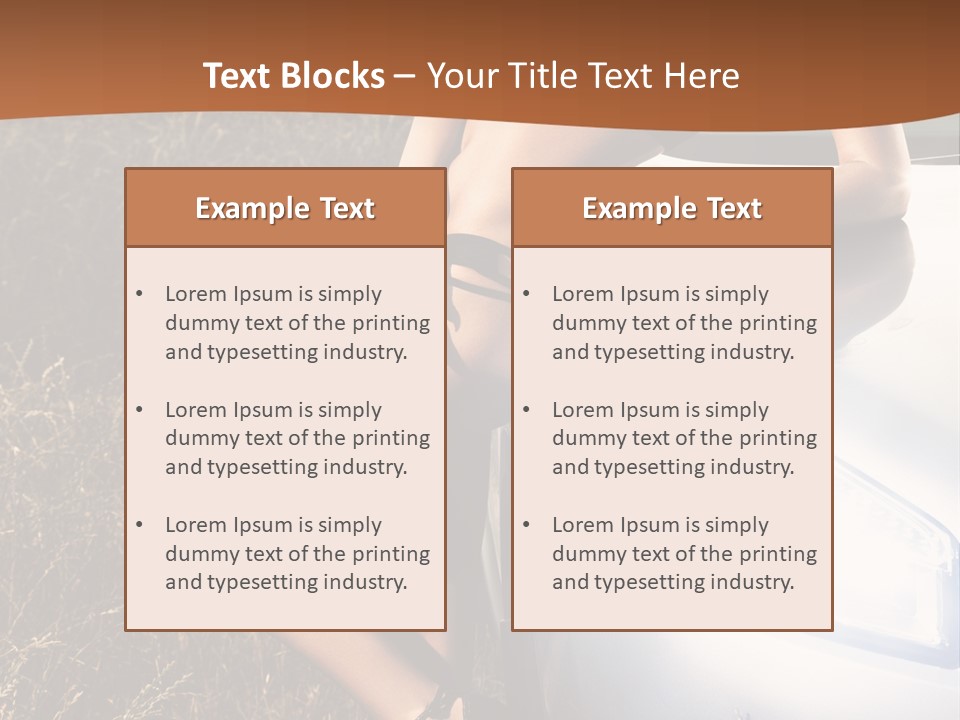 Miss Trans PowerPoint Template
