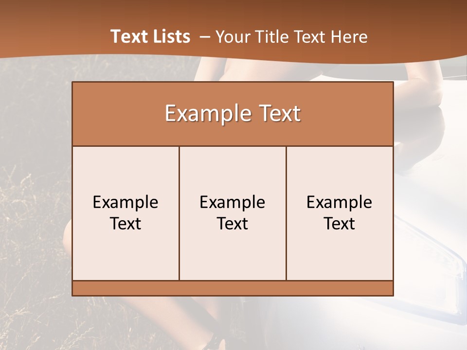 Miss Trans PowerPoint Template