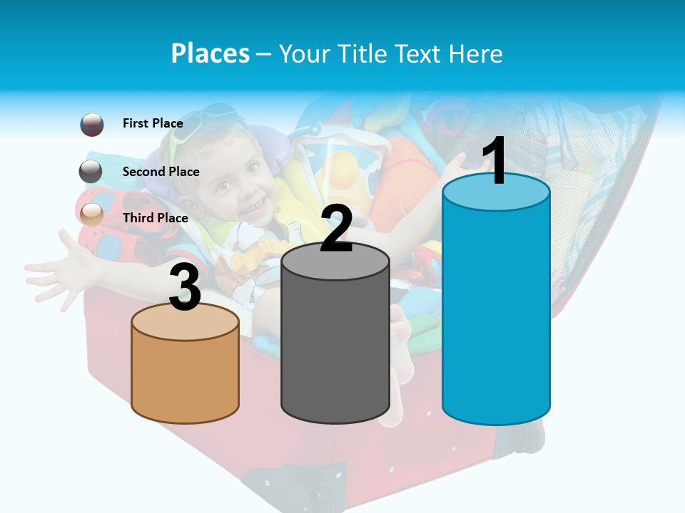 Packing Suitcase Clipart PowerPoint Template