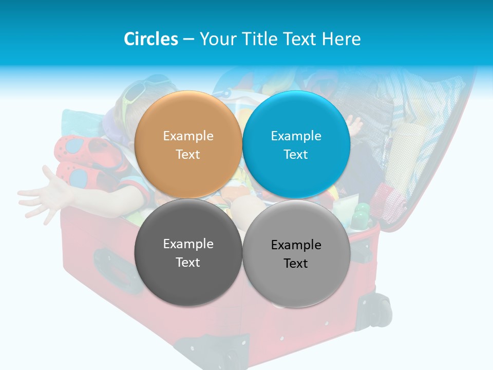 Packing Suitcase Clipart PowerPoint Template