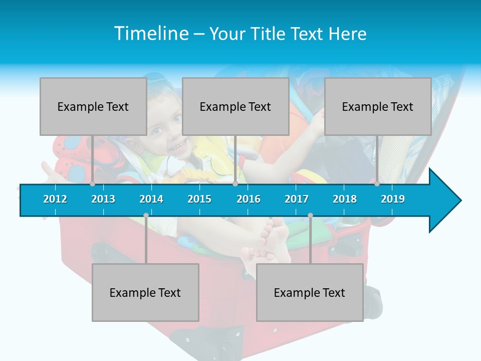 Packing Suitcase Clipart PowerPoint Template