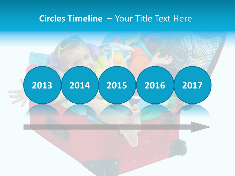 Packing Suitcase Clipart PowerPoint Template